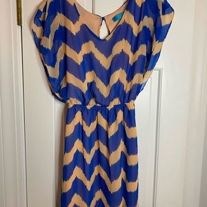francescas chevron dress
